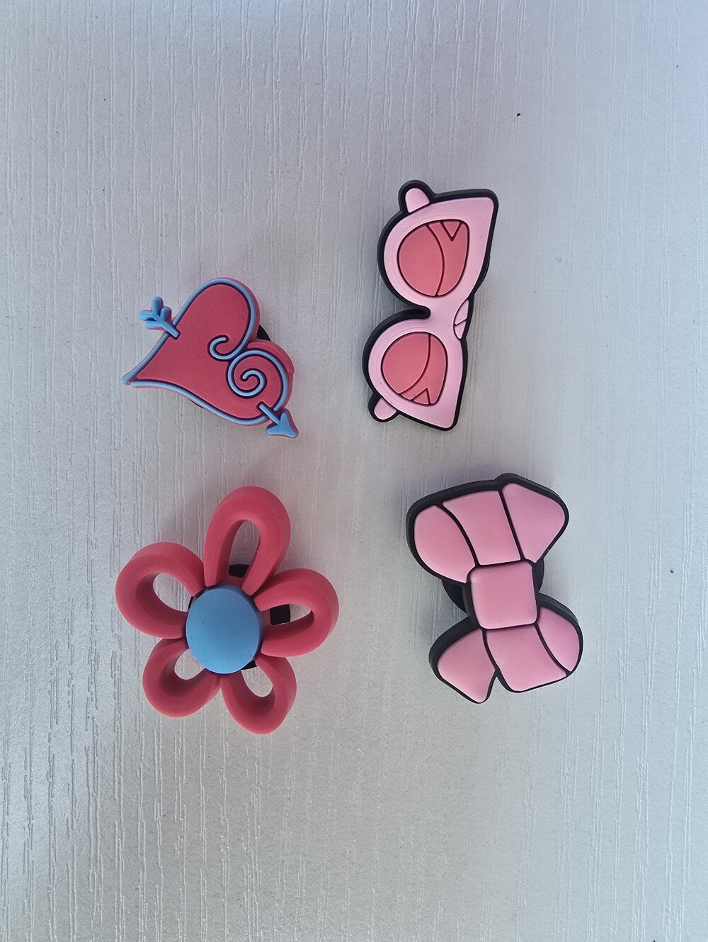 Crocs BARBIE Pink & Blue Shoe Charms Set Crocs Bits